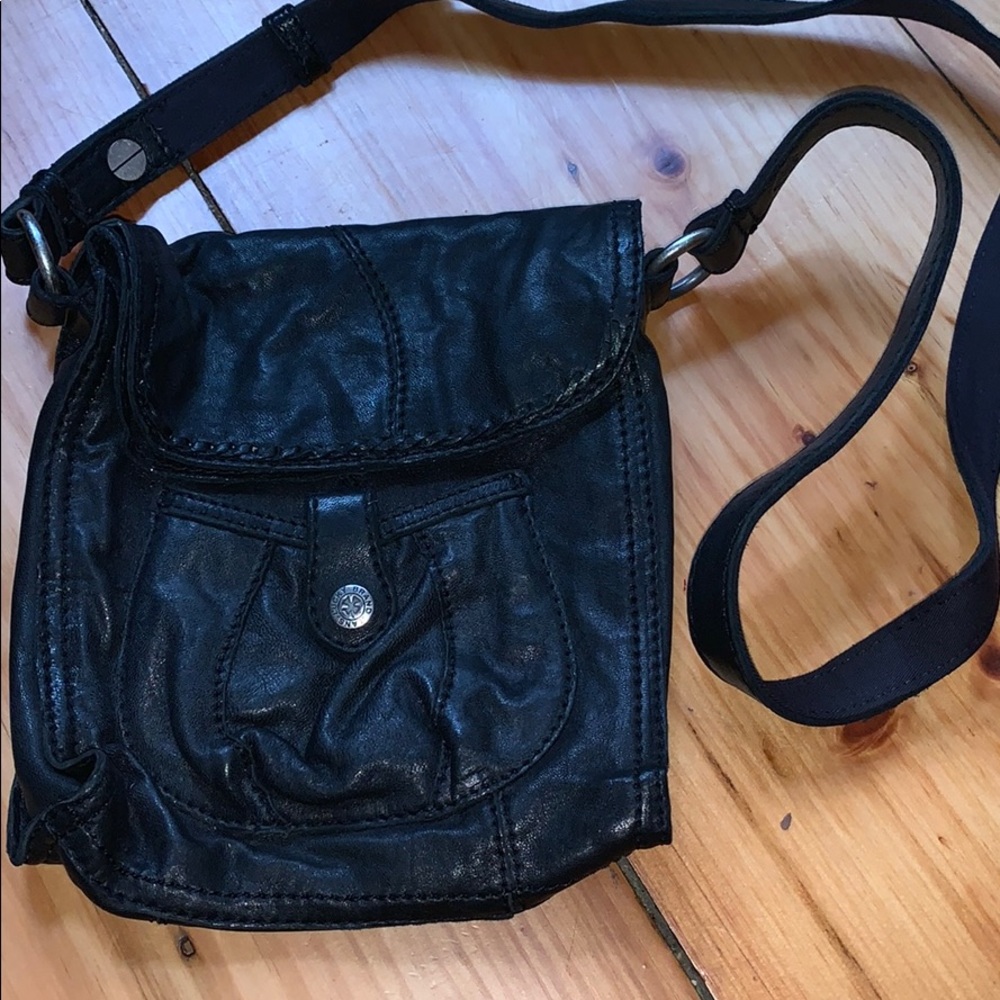 Lucky Brand Black Abby Road mini handbag